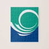 Puzzle with Flag of Ottawa, Canada (Vertical)