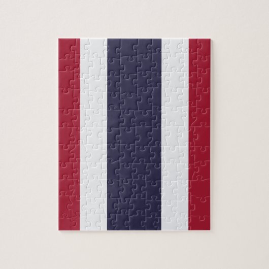 Puzzle with Flag of Thailand (Vertical)