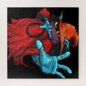 Puzzle Wizard Art, Mystical Imagery, Fantasy Design, Magi (Horizontal)