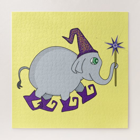 Puzzle Wizard Elephant (Vertical)