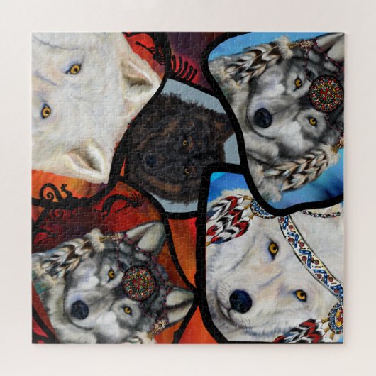 PUZZLE WOLF ART (Horizontal)