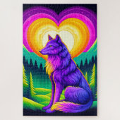 Puzzle Wolf Art (Vertical)