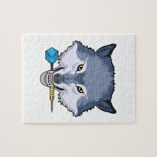 Puzzle Wolf aux fléchettes avec Dart (Horizontal)