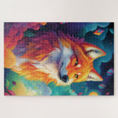 Puzzle Wolf debout dans un paysage onirique (Horizontal)
