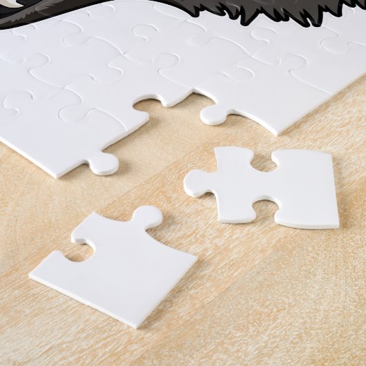 Puzzle Wolf en colère (Côté)