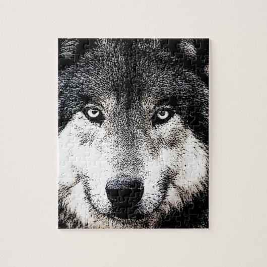 Puzzle Wolf Eyes (Vertical)