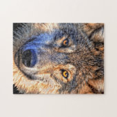 Puzzle Wolf - Face - (Horizontal)