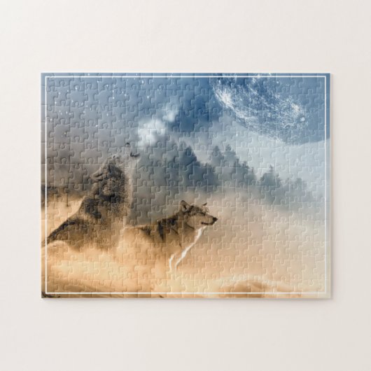 Puzzle Wolf Game (Horizontal)