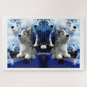 Puzzle Wolf ghosts art