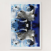 Puzzle Wolf ghosts art (Vertical)