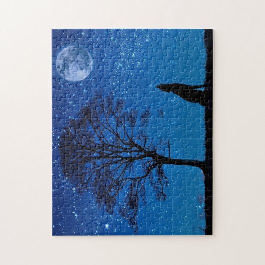 Puzzle Wolf Howling (Vertical)