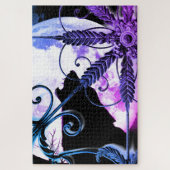 Puzzle Wolf Howling à la Lune (Vertical)