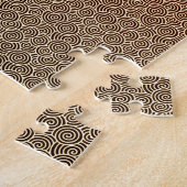 Puzzle Wolf Howling à la Lune en Brown et Tan Jigsaw P (Côté)