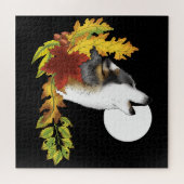 Puzzle Wolf Howling Moon (Horizontal)