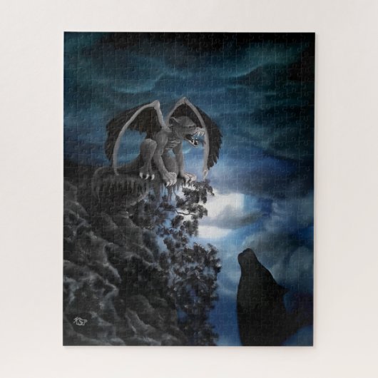 Puzzle Wolf Moon - Wolf avec Golem (Vertical)