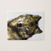 Puzzle Wolf Portrait Animaux sauvages (Horizontal)