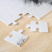 Puzzle Wolf Portrait noir blanc (Côté)