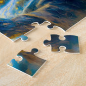 Puzzle Wolf-transforming mage in fantasy oil style (Côté)