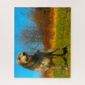 Puzzle Wolfhound irlandais. (Vertical)