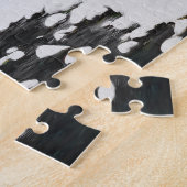 Puzzle Wolves in Snow Painting - Original Wildlife Art (Côté)