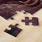 Puzzle Wolves Mountain Visionary Imaginaire Art (Côté)