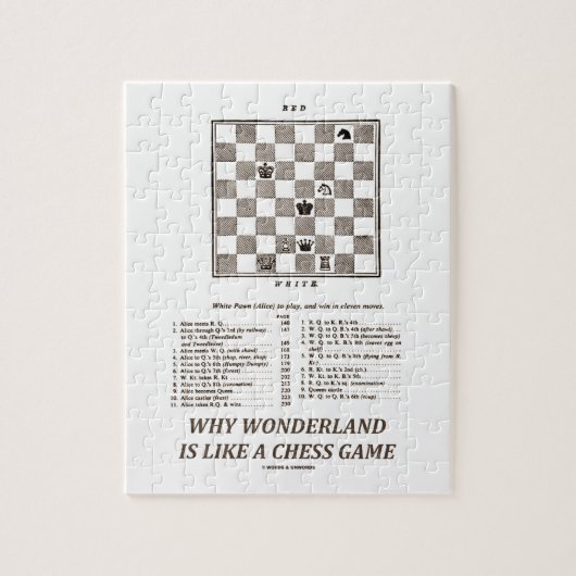 Puzzle Wonderland Is Like A Chess Game (Vertical)