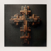Puzzle Wood Cross (Vertical)