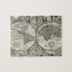 Puzzle world dossier vintage pictorial dossier