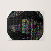 Puzzle world earth planet globe (Horizontal)