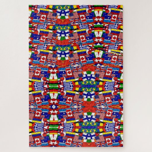 Puzzle World Flags Legpuzzel (Verticaal)