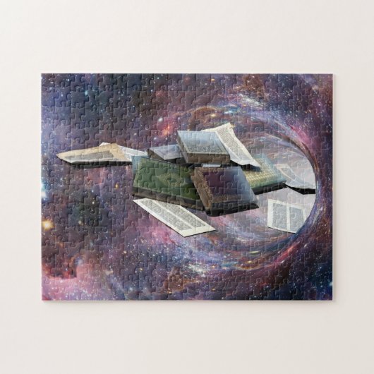 Puzzle Wormhole de livre (Horizontal)