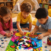 Puzzle « WOW ! Shih Tzu Pop Art »