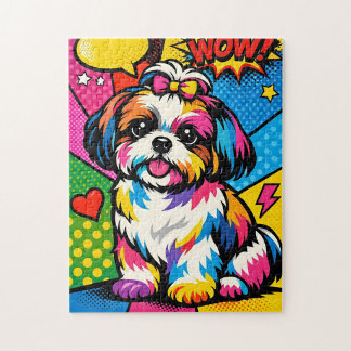 Puzzle « WOW ! Shih Tzu Pop Art »