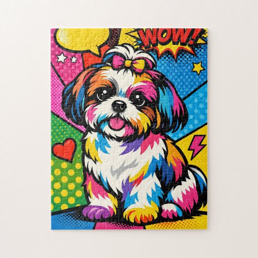 Puzzle « WOW ! Shih Tzu Pop Art »