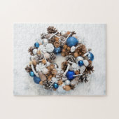 Puzzle Wreath de Noël (Horizontal)