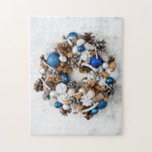 Puzzle Wreath de Noël (Vertical)