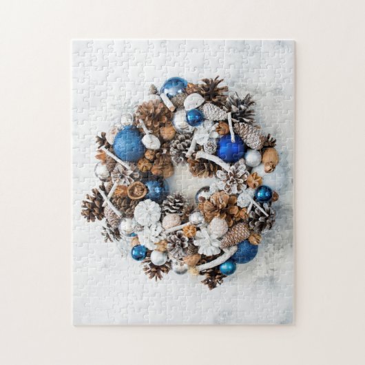 Puzzle Wreath de Noël (Vertical)
