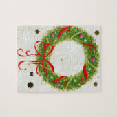 Puzzle Wreath de Noël (Horizontal)