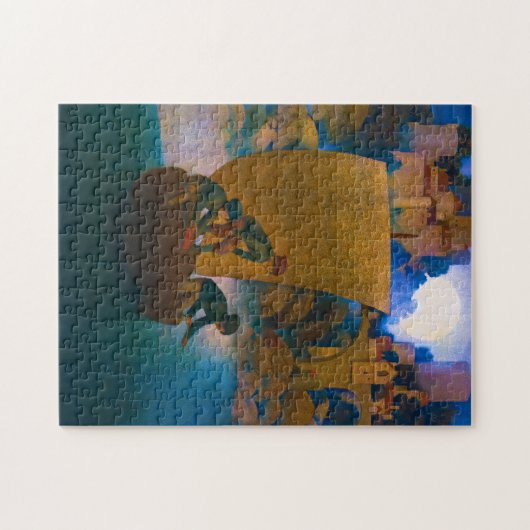 Puzzle Wynken, Blynken and Nod, 1905 by Maxfield Parrish (Horizontal)