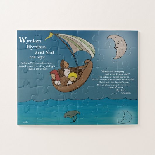 Puzzle Wynken, Blynken et Nod (Horizontal)