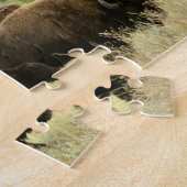 Puzzle Wyoming Bison Nature Animal Photographie (Côté)