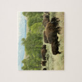 Puzzle Wyoming Bison Nature Animal Photographie (Vertical)