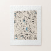 Puzzle Wyoming Shaped Vintage (Vertical)