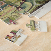 Puzzle Wytham dans le comté de Berkshire a gravé par Joha (Côté)