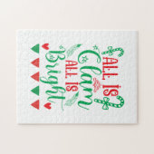 Puzzle Xmas Art All Is Bright (Horizontal)