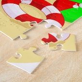Puzzle xmas beach santa claus (Côté)