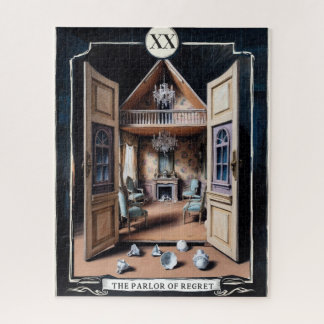 Puzzle XX Le Parlon du Regret - Assis et Weep, Tarot