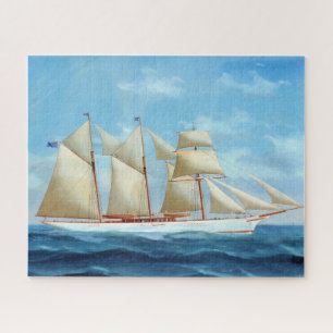 Puzzle Yacht à vapeur Lady Torfrida 1910
