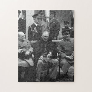 Puzzle Yalta Conference Roosevelt Stalin Churchill 1945