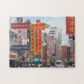Puzzle Yaowarat Road à Chinatown, Bangkok (Horizontal)